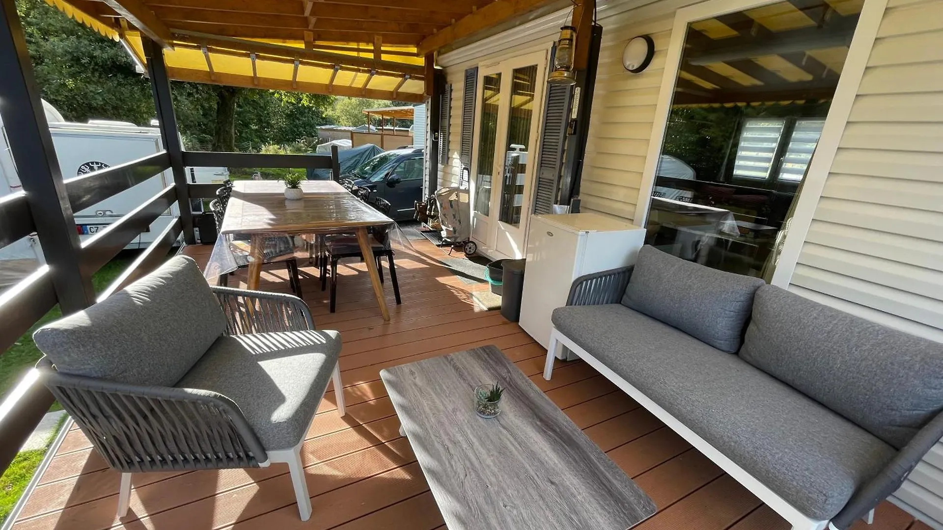 Mobile Home De Natacha Lac De Guerledan Caurel  Holiday home Caurel (Cotes-d'Armor)